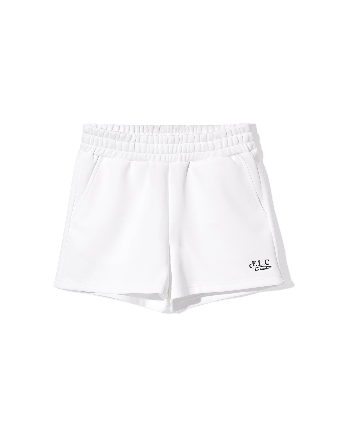 FLC ESSENTIAL SWEATSHORTS - White