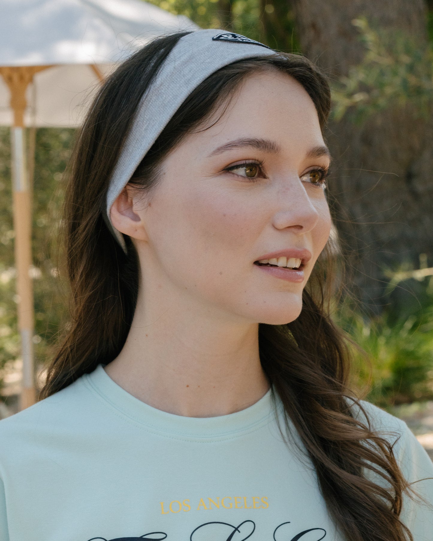 FLC Logo Headband - Melange Grey