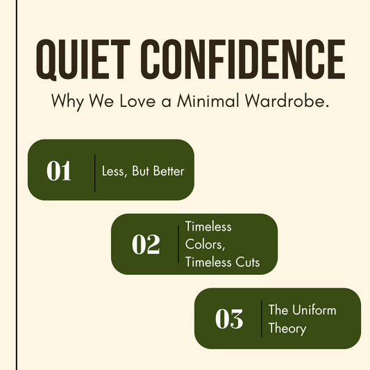 Quiet Confidence: Why We Love a Minimal Wardrobe.