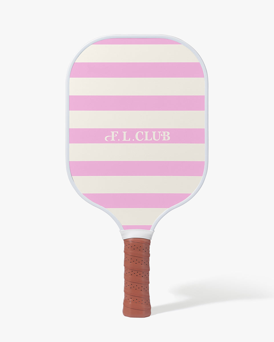 Fair Liar Club Palm Tree Carbon Fiber Pickleball Paddle - Pink