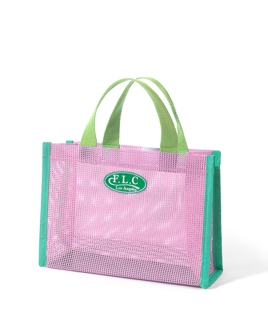 FLC Mini Mesh Tote Bag - Pink