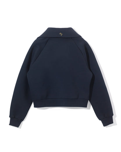 FLC HALF ZIP SIGNATURE PULLOVER - Navy