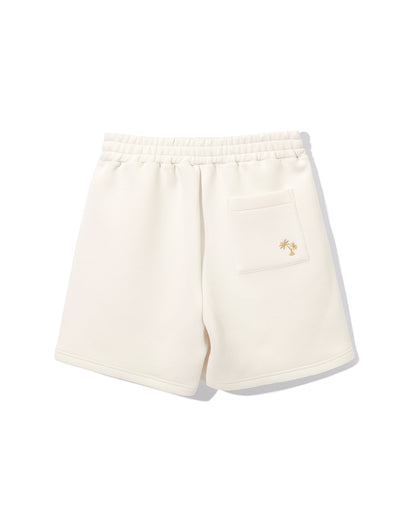 FLC ESSENTIAL  GYM SHORTS - Cream