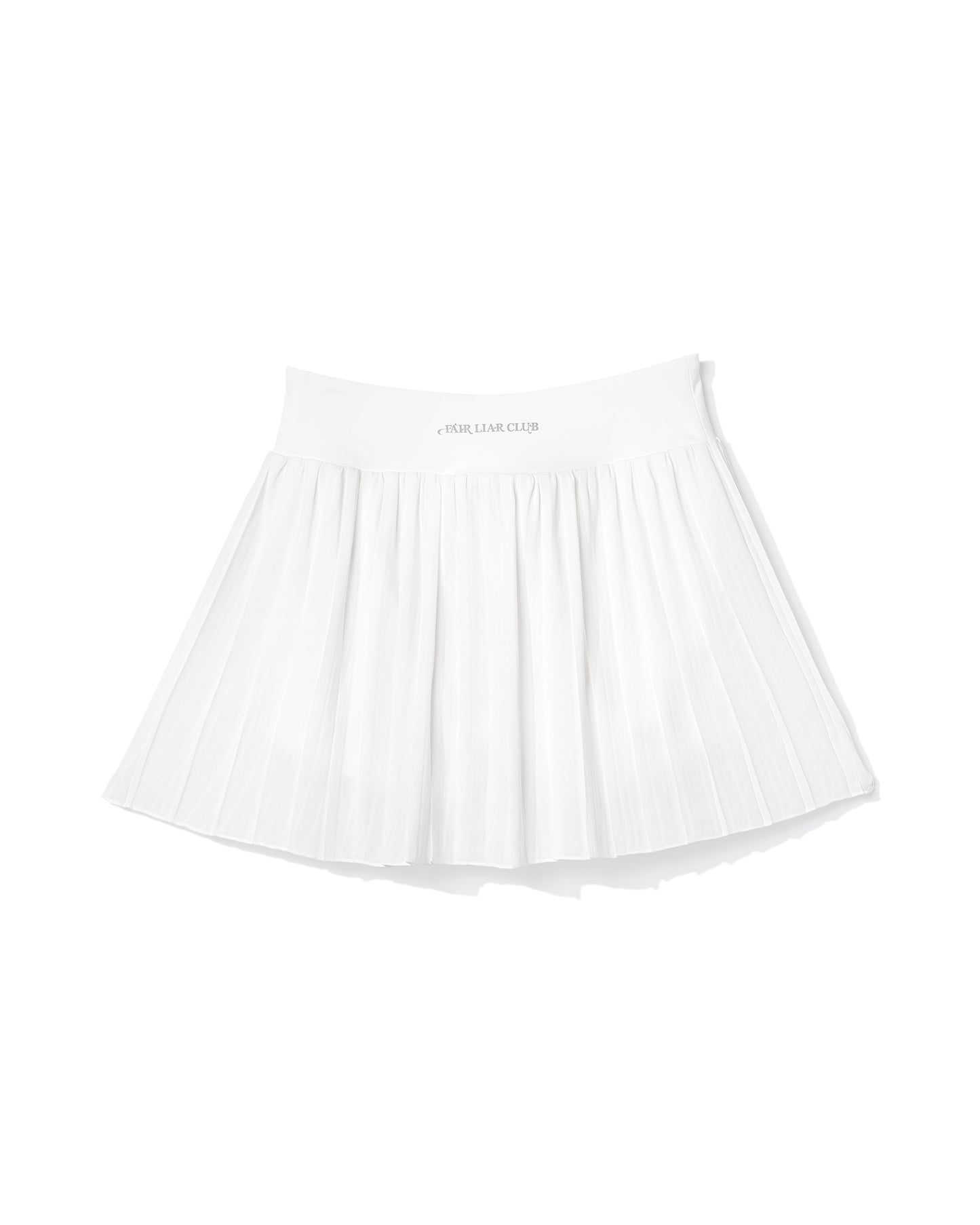 FLC Layer Tennis Skirt- White