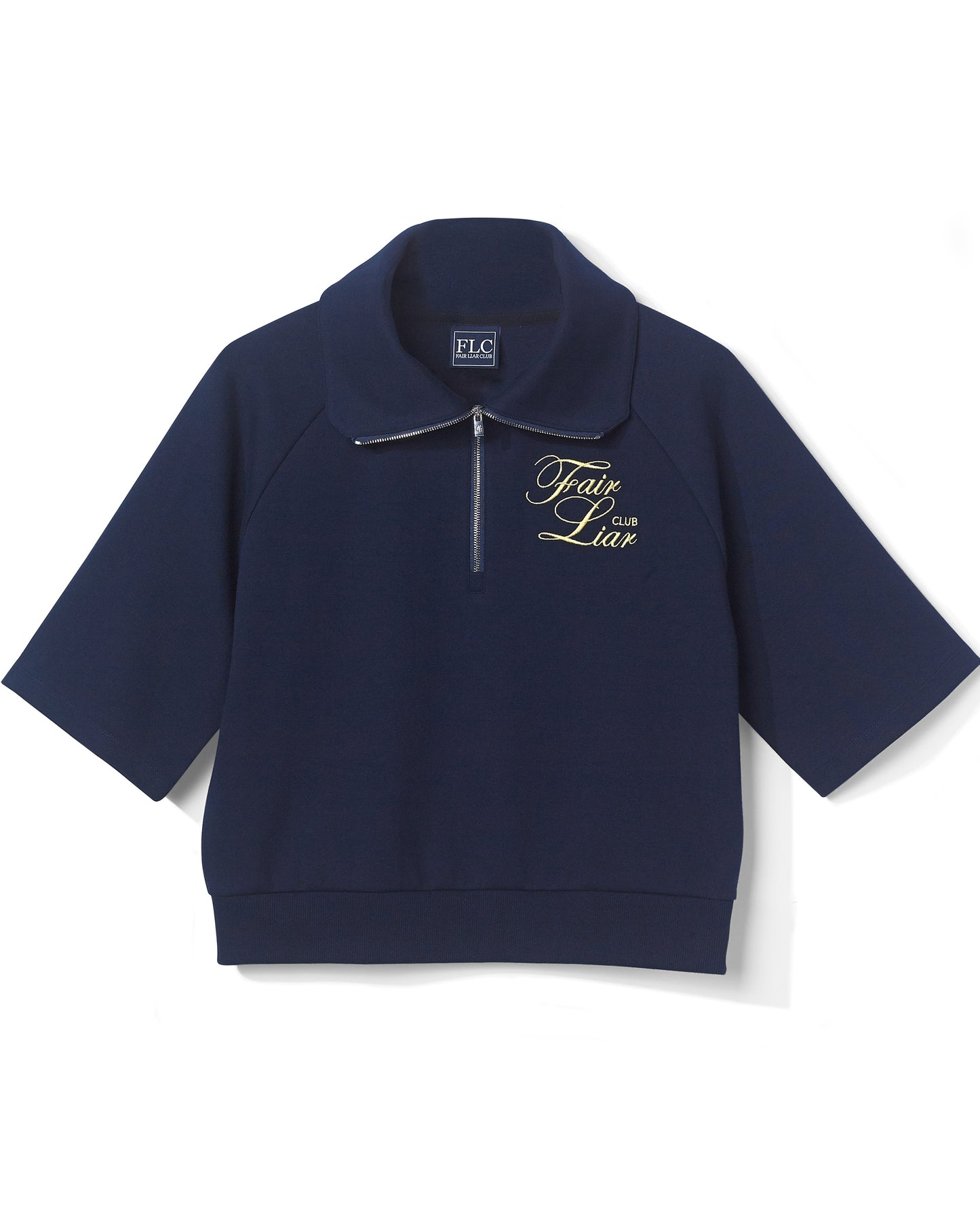 FLC Half Zip Pullover- Navy