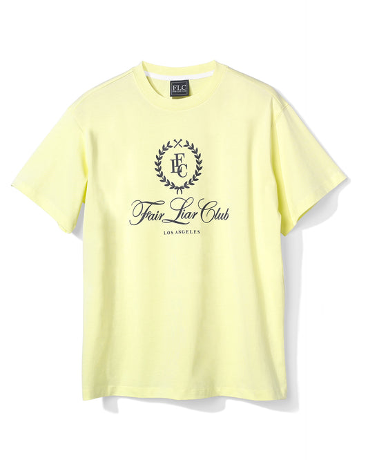 FLC Oversized LA T-shirts- Yellow