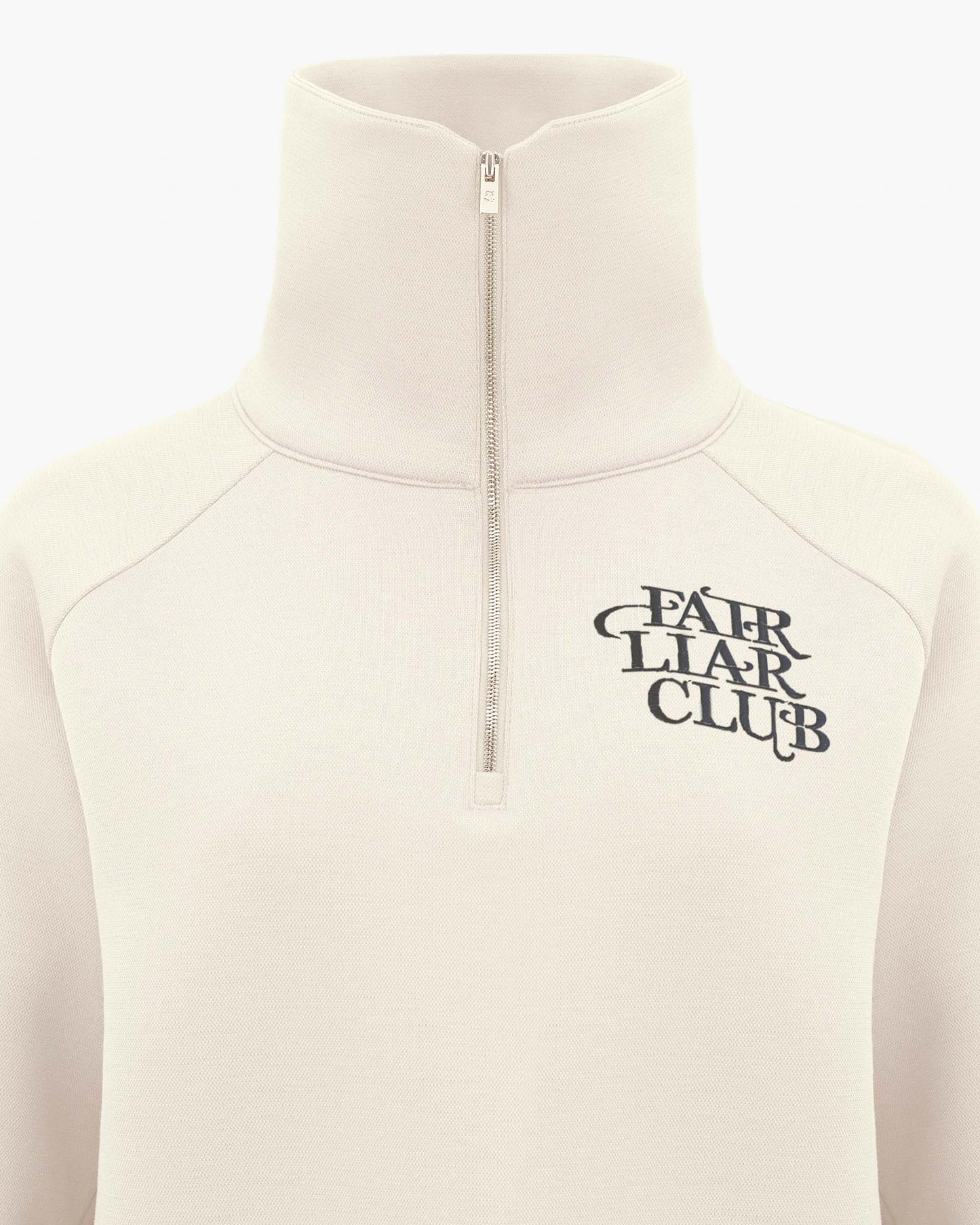 Club Quarter Zip Pullover - Ivory