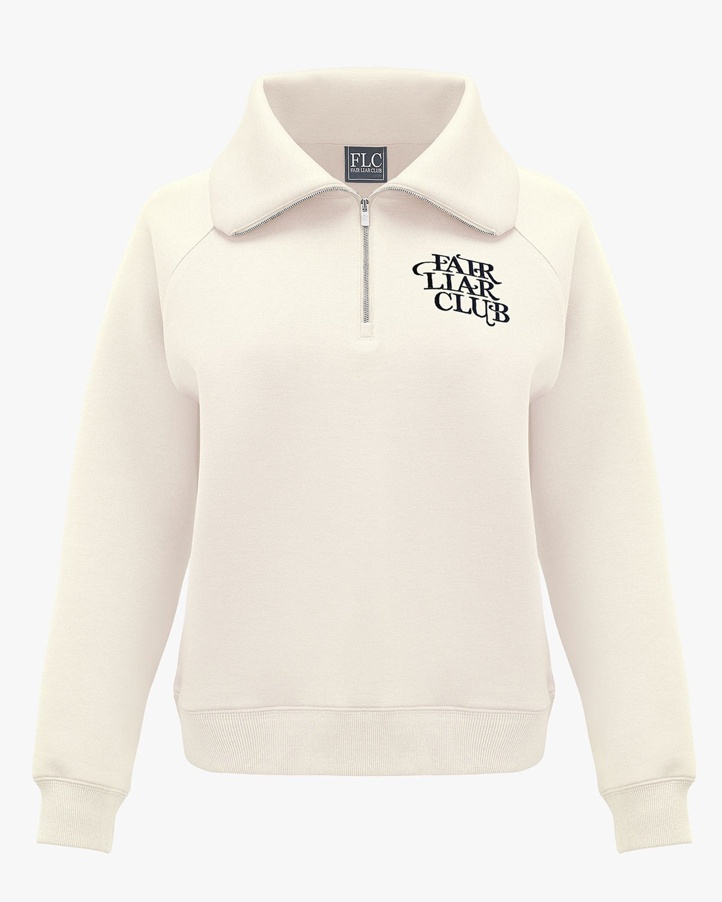 Club Quarter Zip Pullover - Ivory